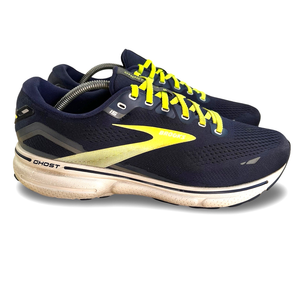 Brooks Ghost 15 Mens Running Shoes Size 11 Peacoat Nightlife Jogging Comfort‎